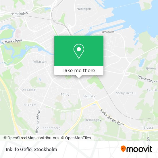 Inklife Gefle map