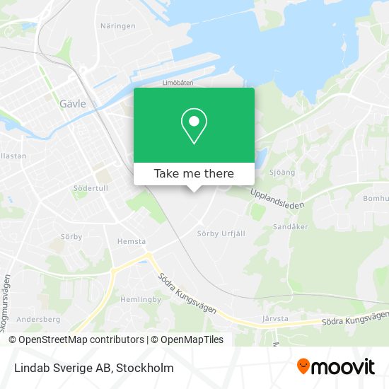 Lindab Sverige AB map