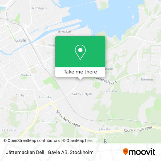 Jättemackan Deli i Gävle AB map