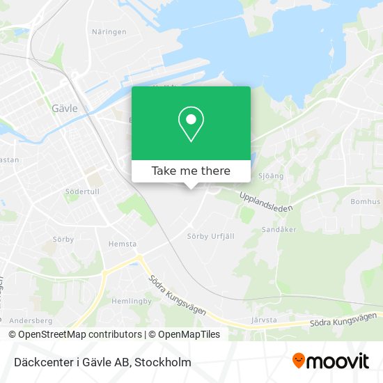 Däckcenter i Gävle AB map