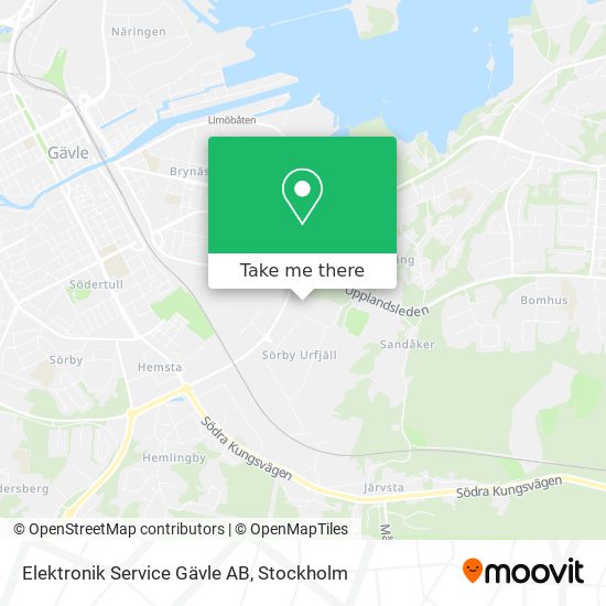 Elektronik Service Gävle AB map