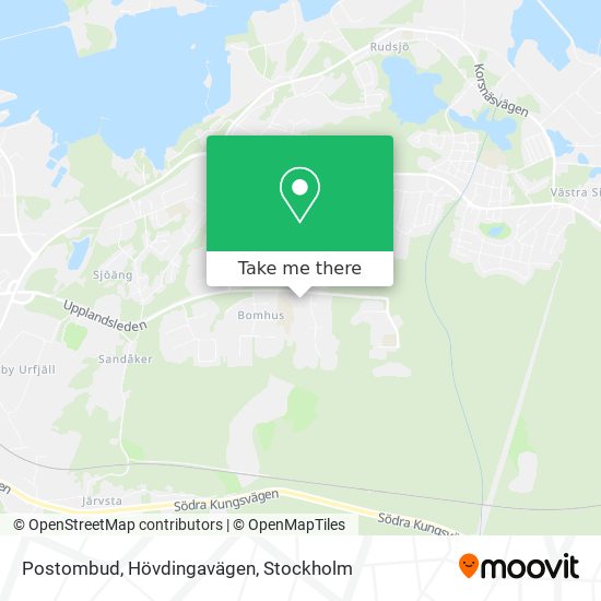 Postombud, Hövdingavägen map