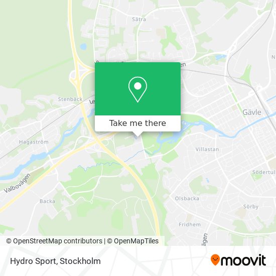 Hydro Sport map