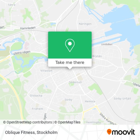 Oblique Fitness map