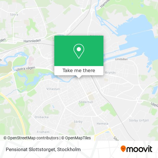 Pensionat Slottstorget map