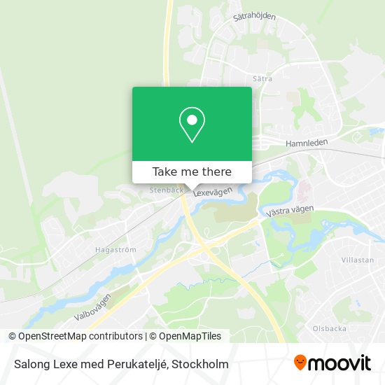 Salong Lexe med Perukateljé map