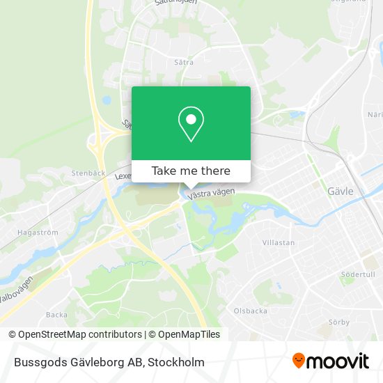 Bussgods Gävleborg AB map