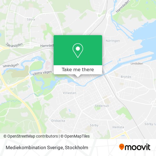 Mediekombination Sverige map