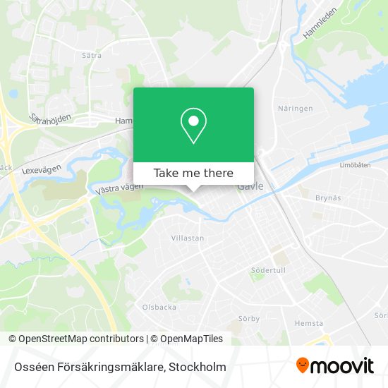 Osséen Försäkringsmäklare map