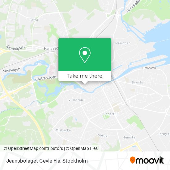 Jeansbolaget Gevle Fla map