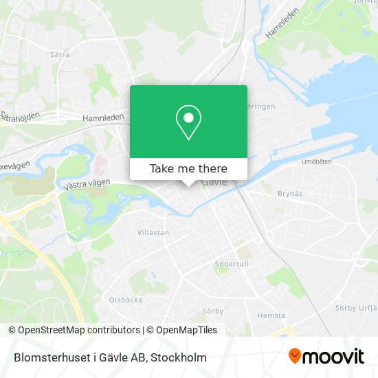 Blomsterhuset i Gävle AB map