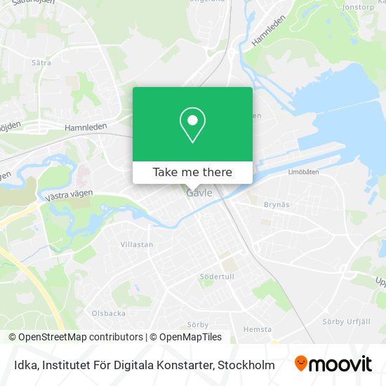 Idka, Institutet För Digitala Konstarter map