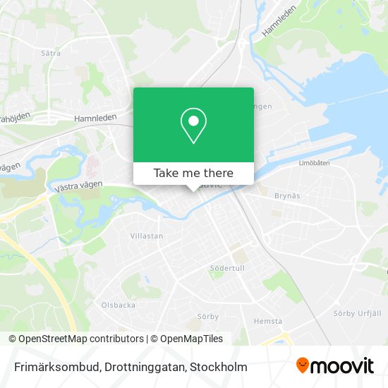 Frimärksombud, Drottninggatan map