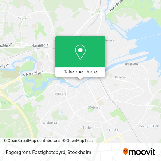 Fagergrens Fastighetsbyrå map