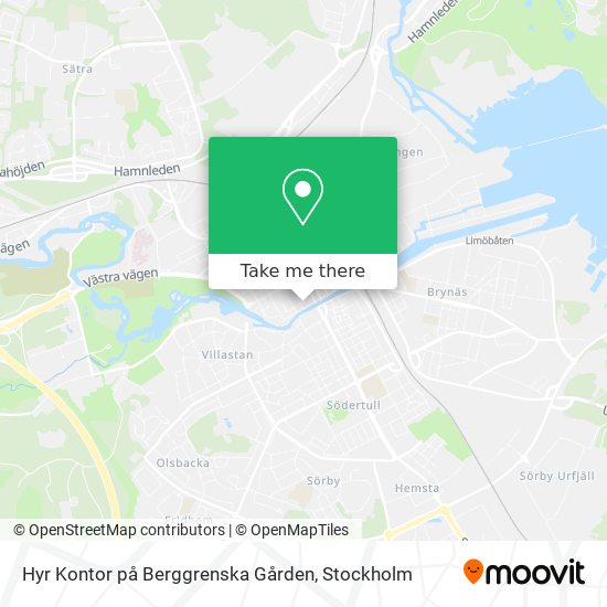 Hyr Kontor på Berggrenska Gården map