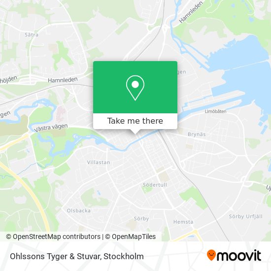 Ohlssons Tyger & Stuvar map