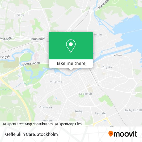 Gefle Skin Care map