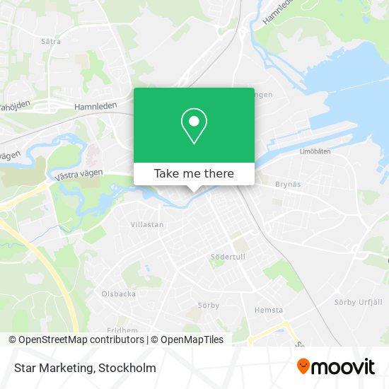 Star Marketing map