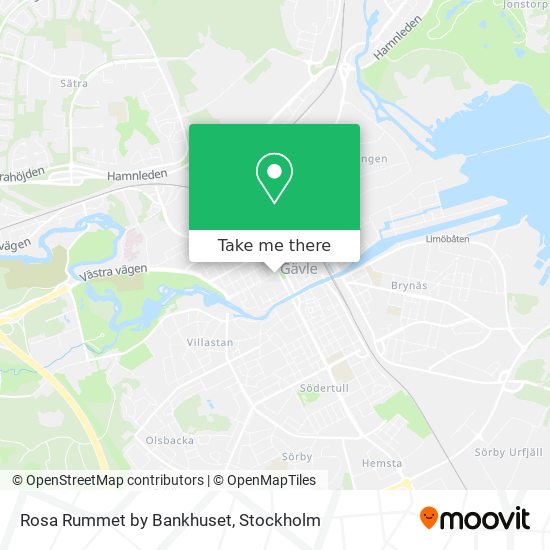 Rosa Rummet by Bankhuset map