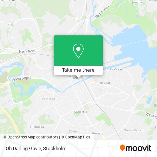 Oh Darling Gävle map