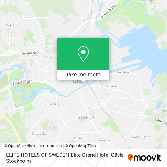 ELITE HOTELS OF SWEDEN-Elite Grand Hotel Gävle map