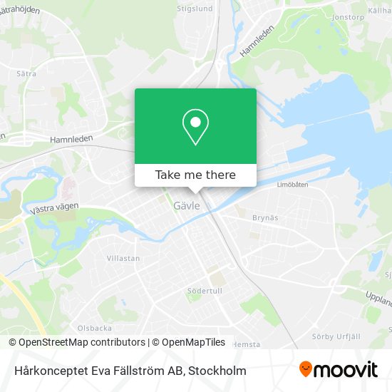 Hårkonceptet Eva Fällström AB map