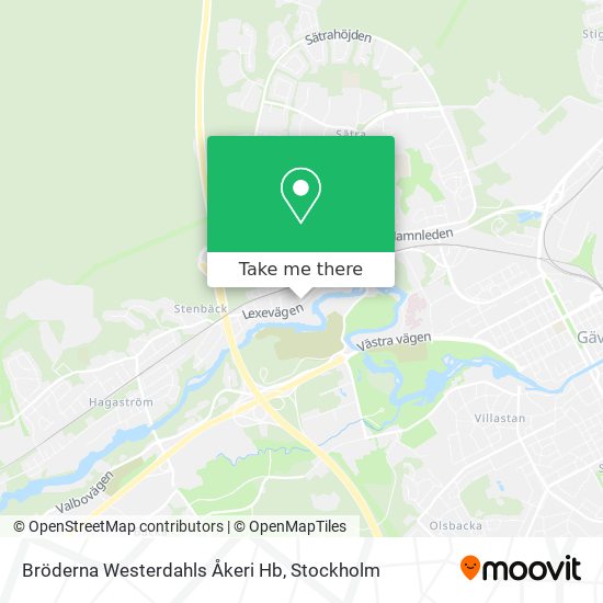 Bröderna Westerdahls Åkeri Hb map