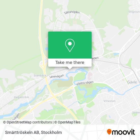 Smärttröskeln AB map