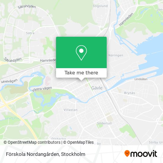 Förskola Nordangården map