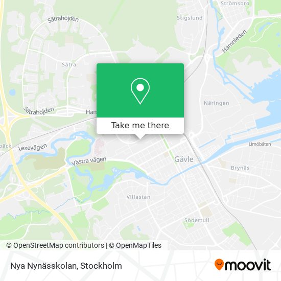 Nya Nynässkolan map