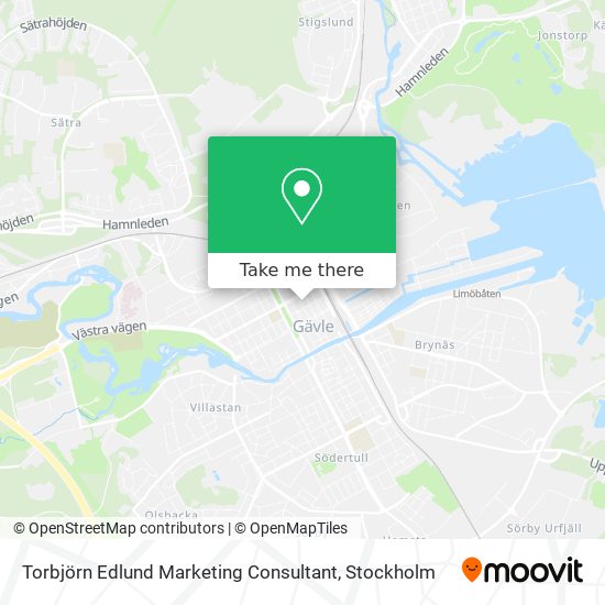 Torbjörn Edlund Marketing Consultant map