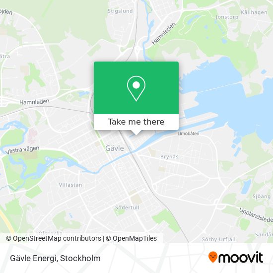 Gävle Energi map