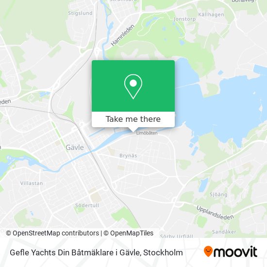 Gefle Yachts Din Båtmäklare i Gävle map