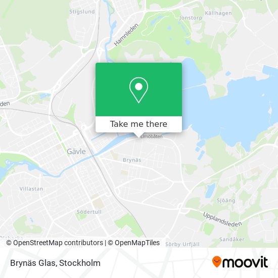 Brynäs Glas map