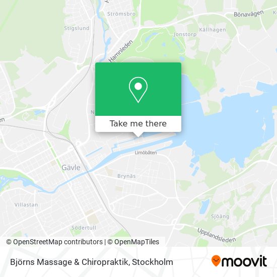 Björns Massage & Chiropraktik map