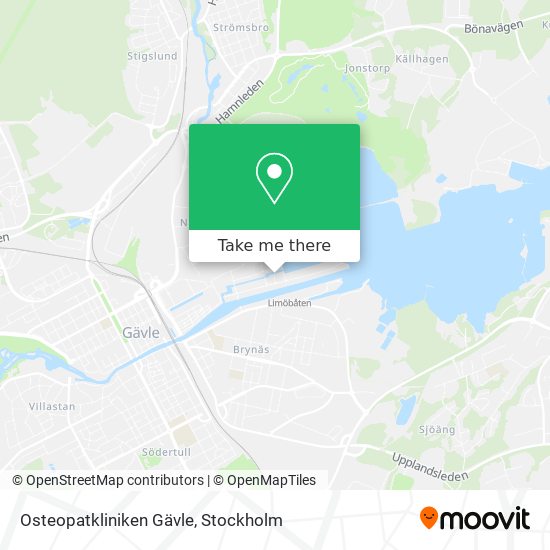 Osteopatkliniken Gävle map