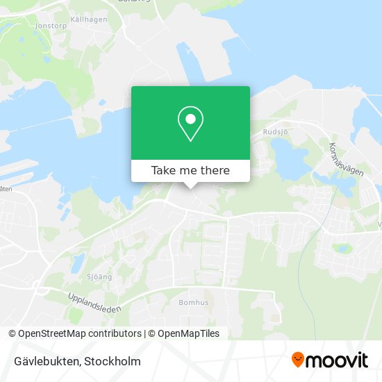 Gävlebukten map