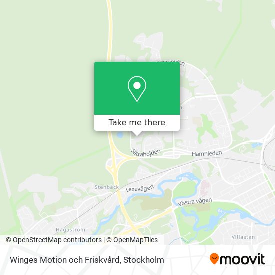 Winges Motion och Friskvård map