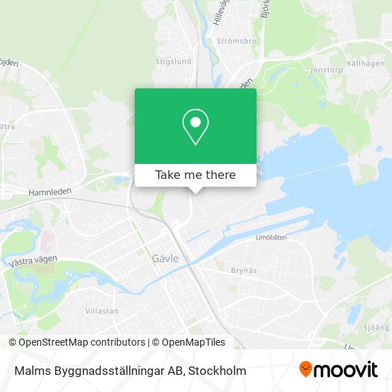 Malms Byggnadsställningar AB map