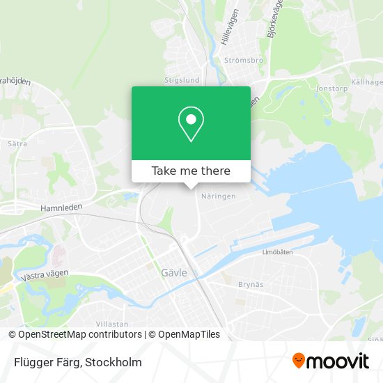 Flügger Färg map