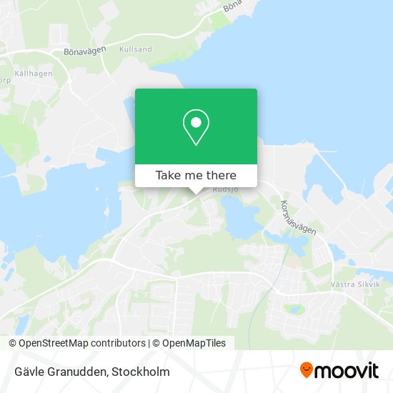 Gävle Granudden map