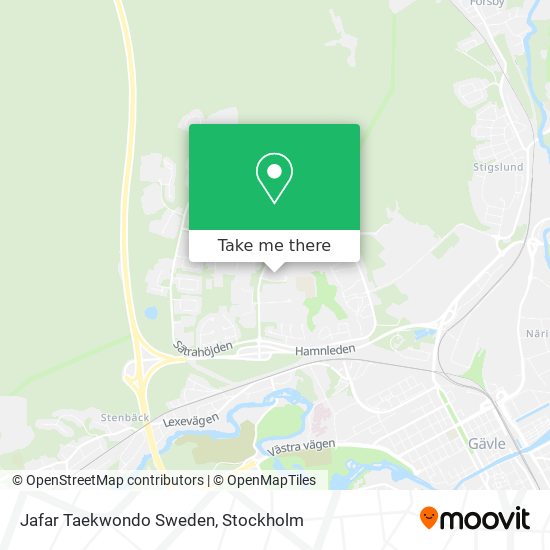 Jafar Taekwondo Sweden map