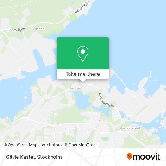 Gävle Kastet map