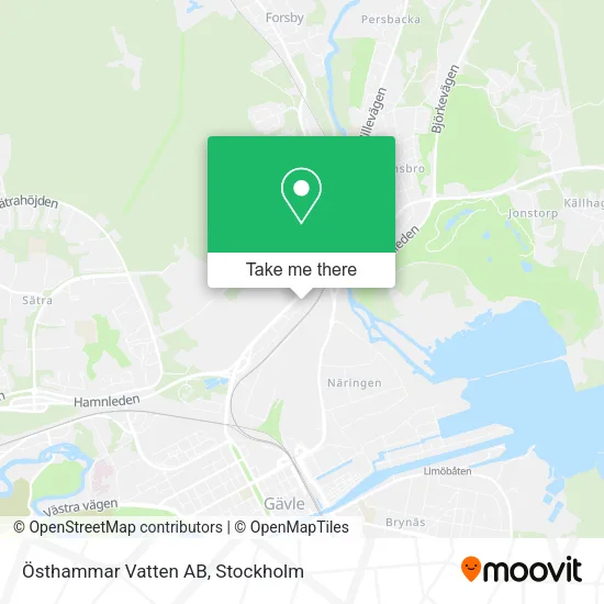 Östhammar Vatten AB map