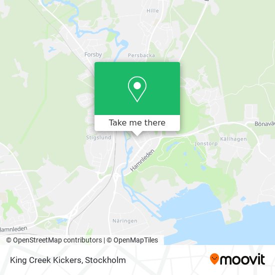 King Creek Kickers map