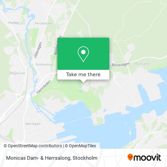 Monicas Dam- & Herrsalong map