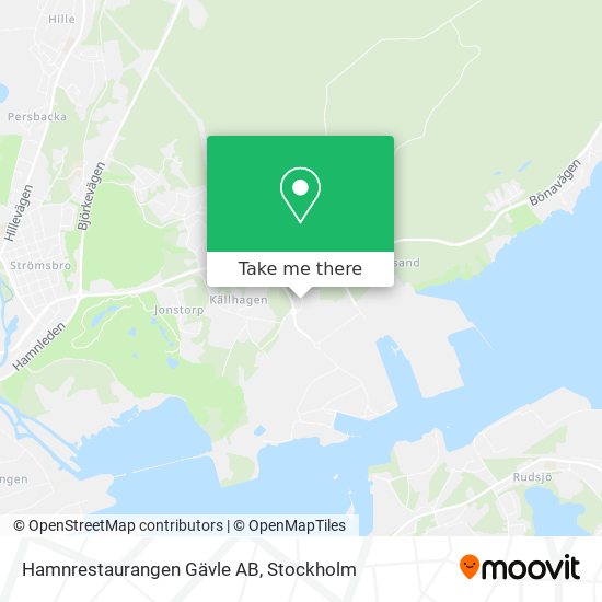 Hamnrestaurangen Gävle AB map