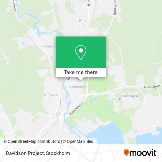 Davidson Project map