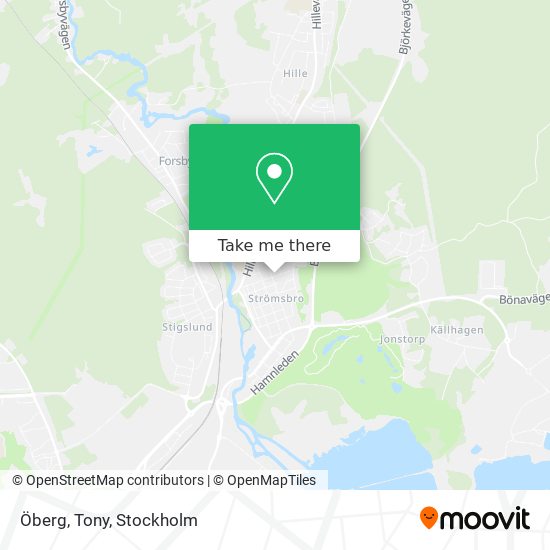 Öberg, Tony map