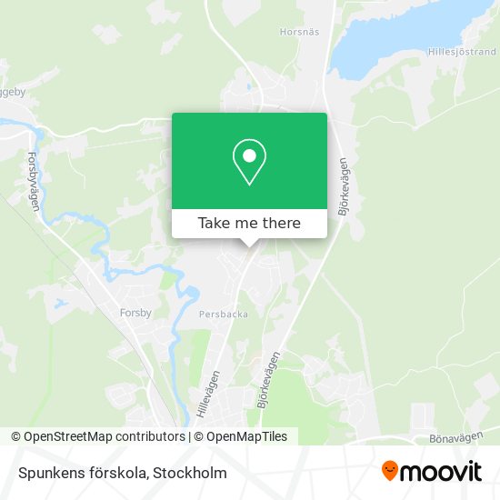 Spunkens förskola map